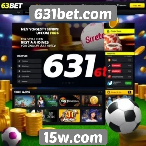 Interface e usabilidade do site de jogos 631bet